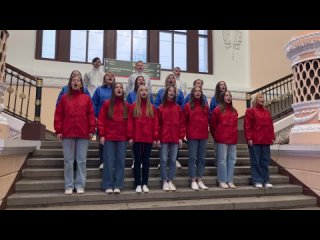 musical congratulations on the day of the constitution of russia at the railway station in vyborg